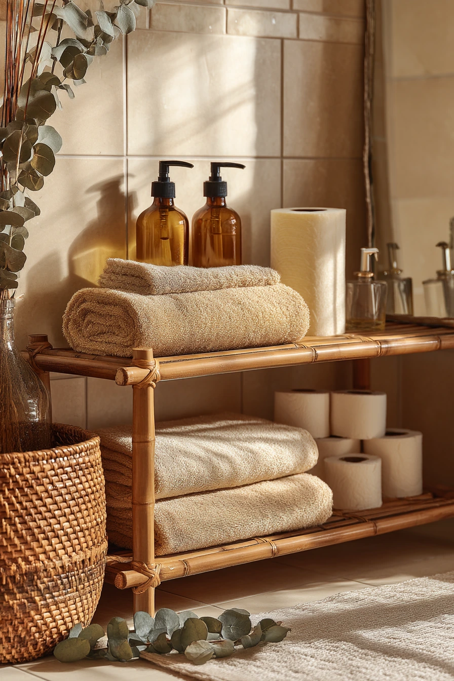 small bathroom corner storage ideas 28