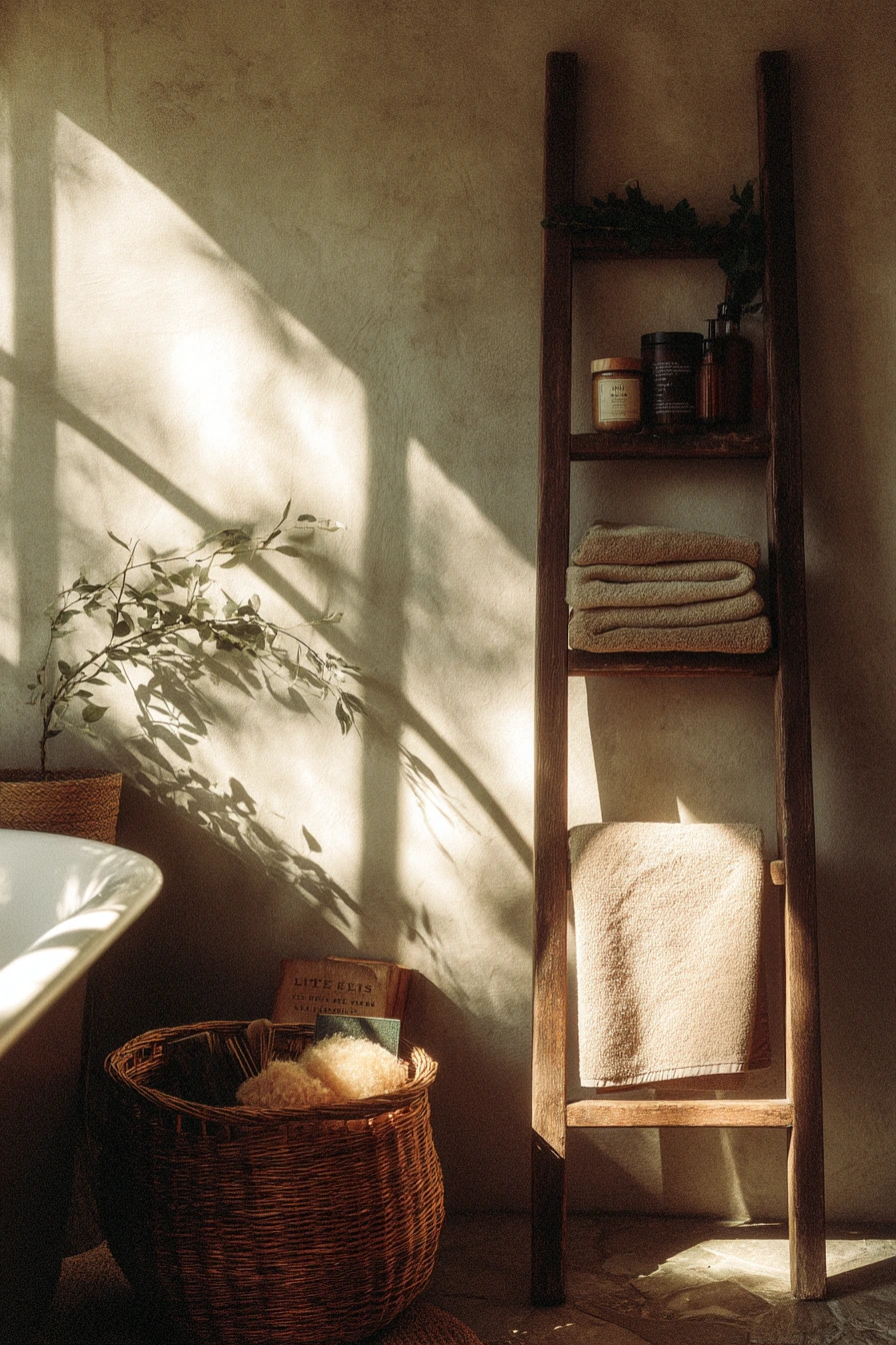 small bathroom corner storage ideas 34