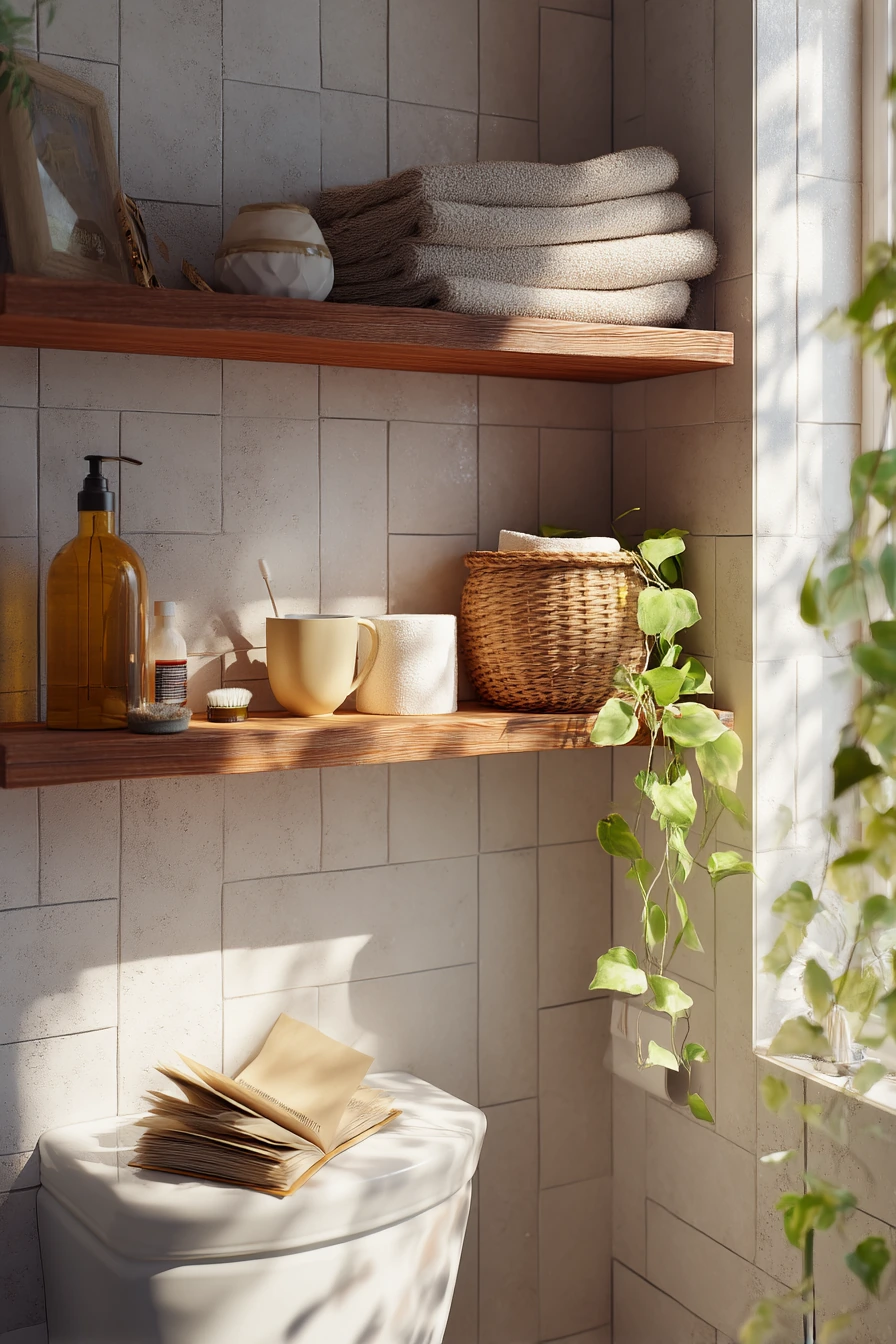 small bathroom corner storage ideas 5