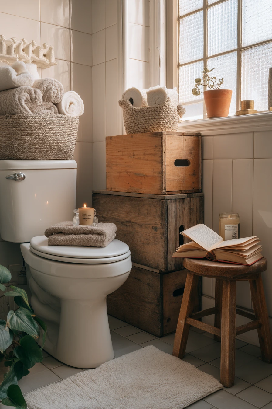 small bathroom diy storage ideas 12