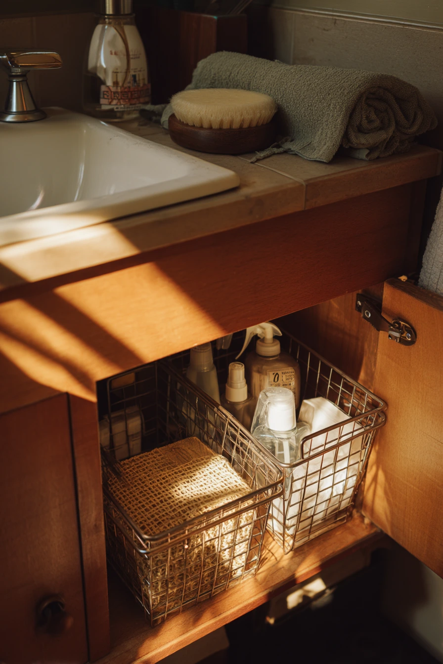 small bathroom diy storage ideas 26
