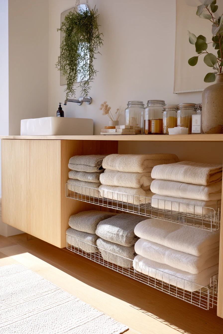 small bathroom under sink storage ideas 17