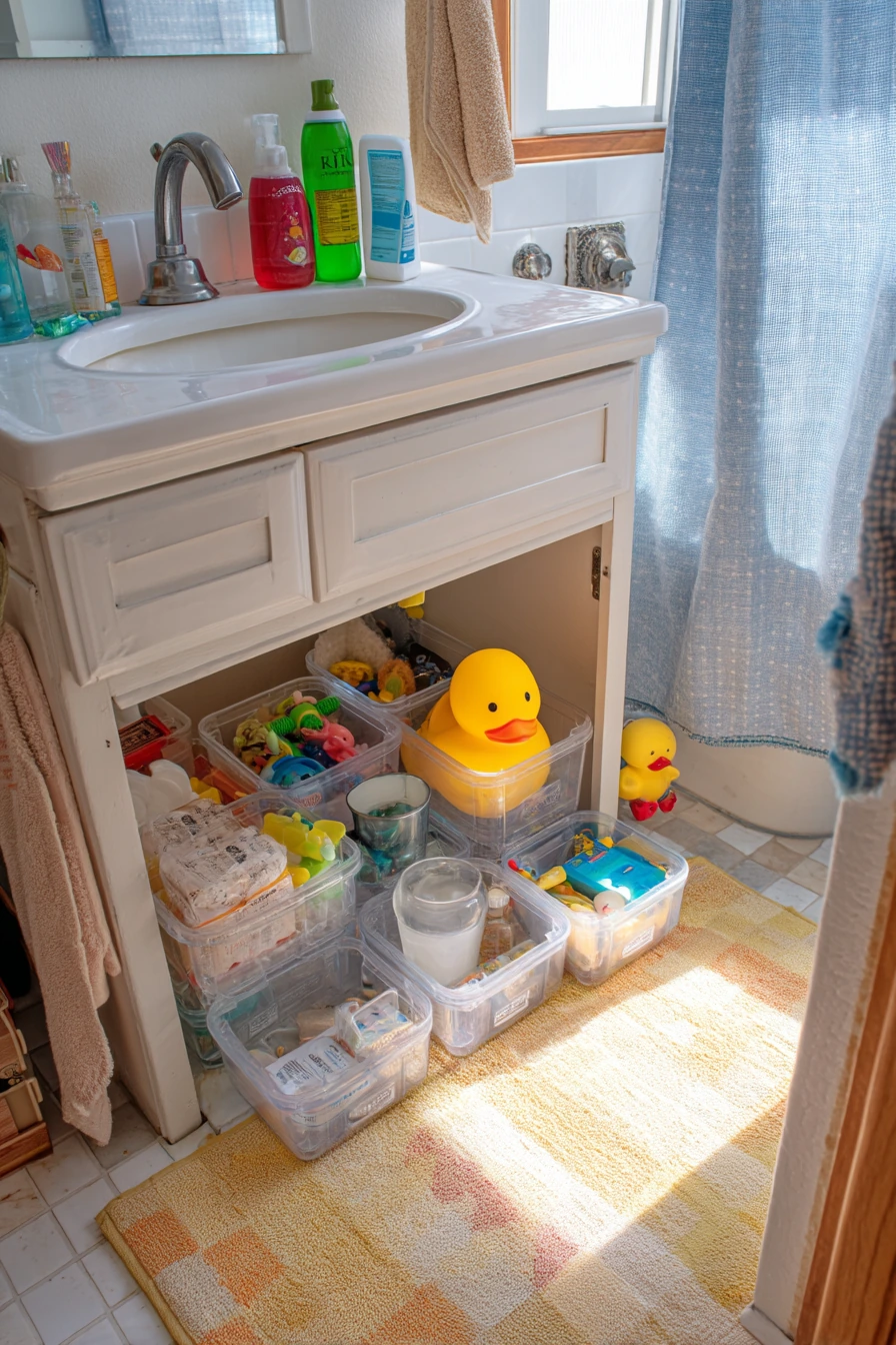 small bathroom under sink storage ideas 36