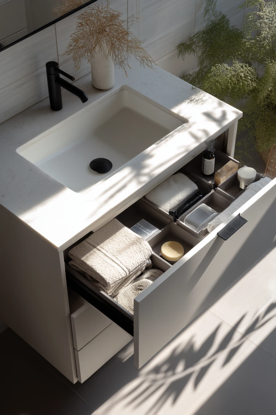 small bathroom under sink storage ideas 38