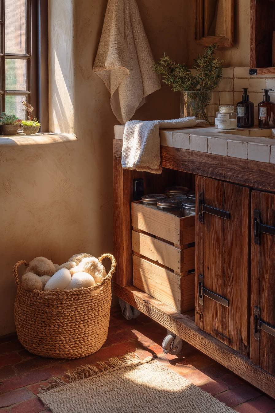 small bathroom under sink storage ideas 9