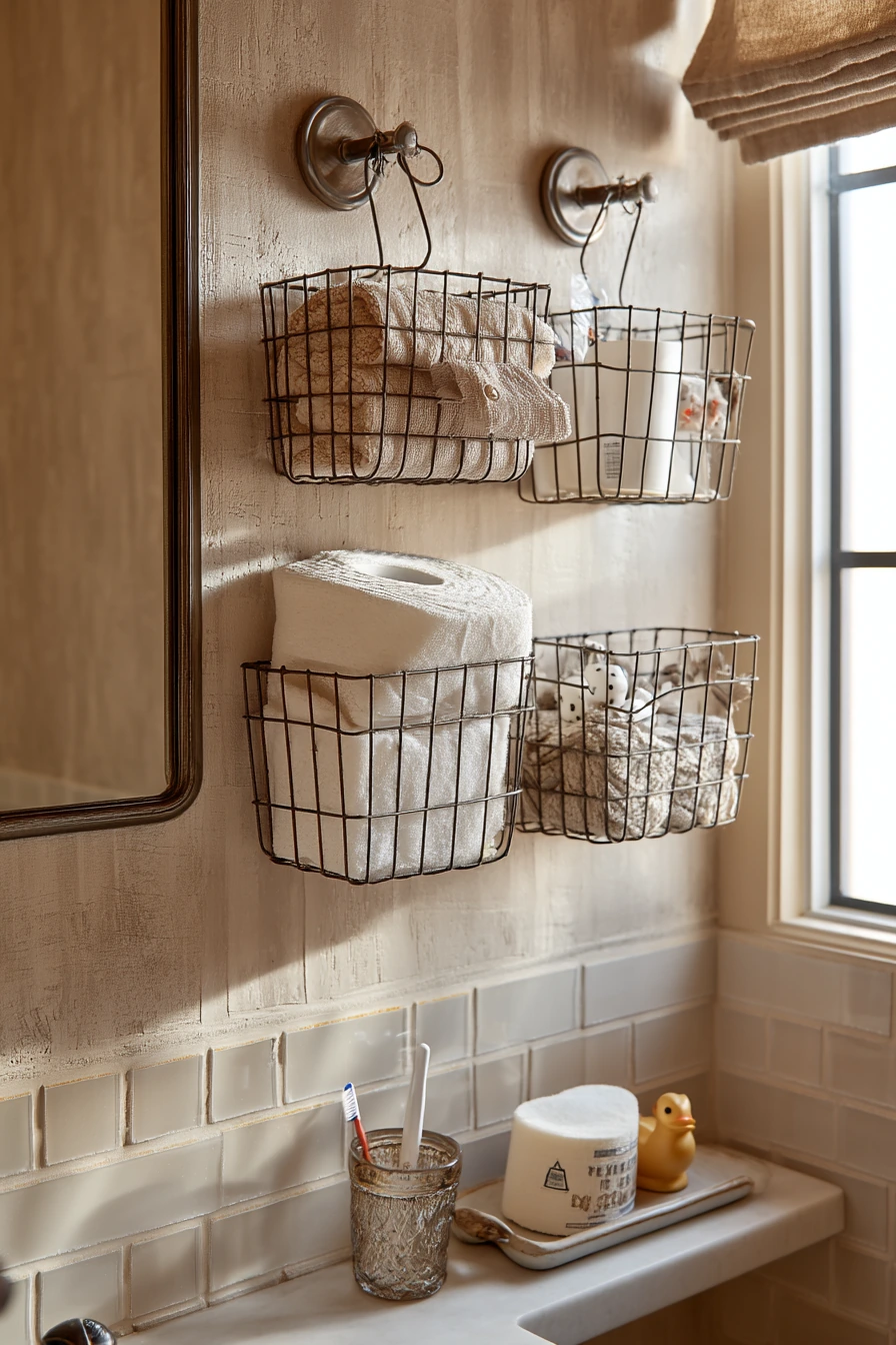small bathroom wall storage ideas 10