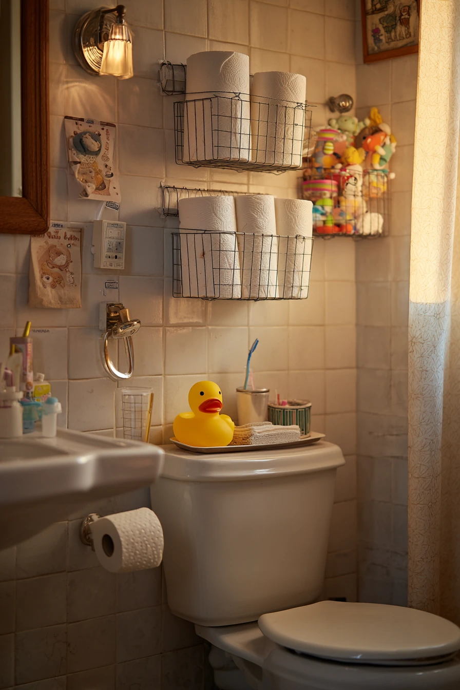 small bathroom wall storage ideas 11