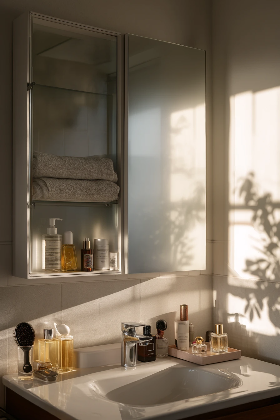 small bathroom wall storage ideas 15
