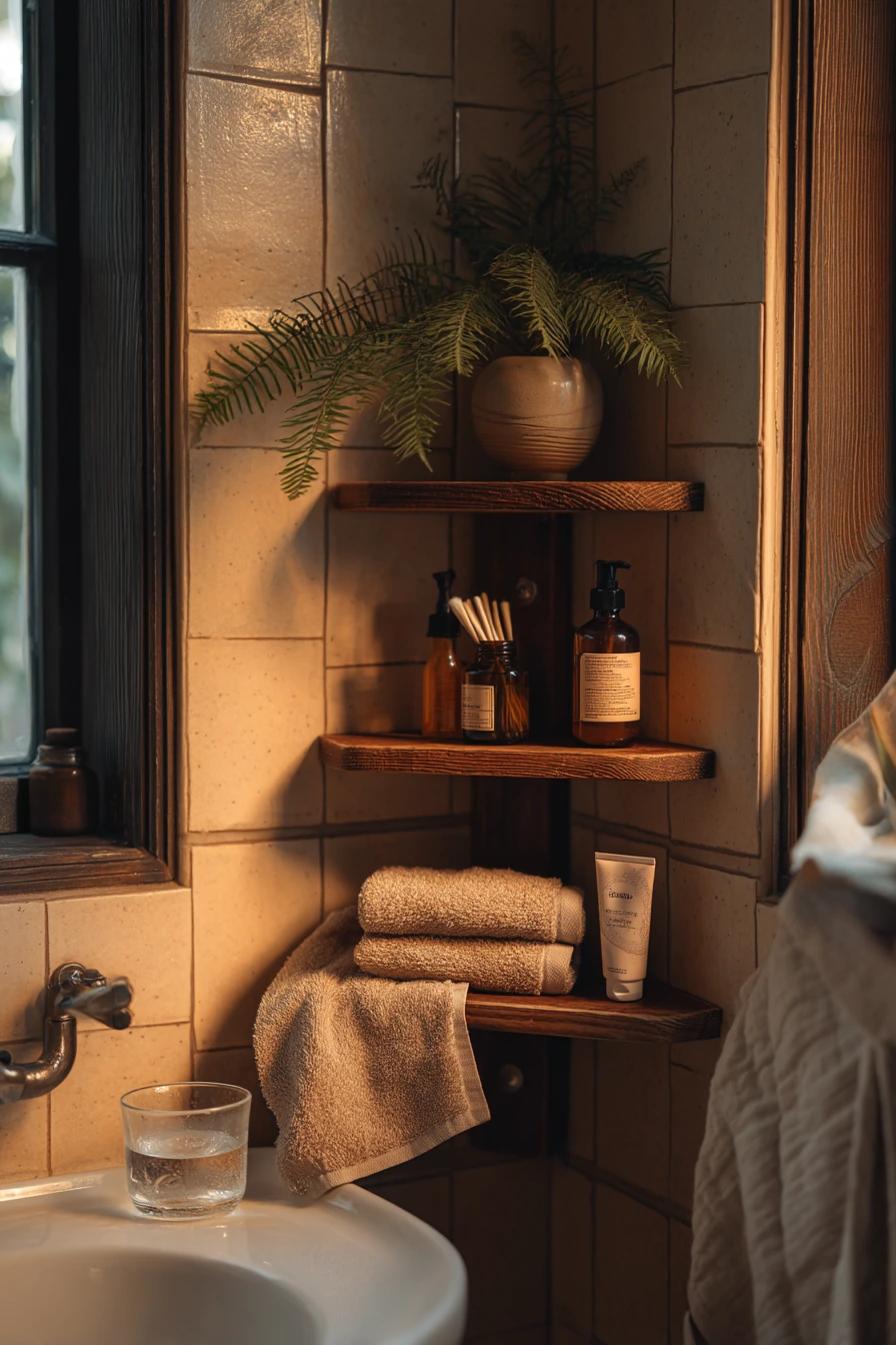 small bathroom wall storage ideas 17