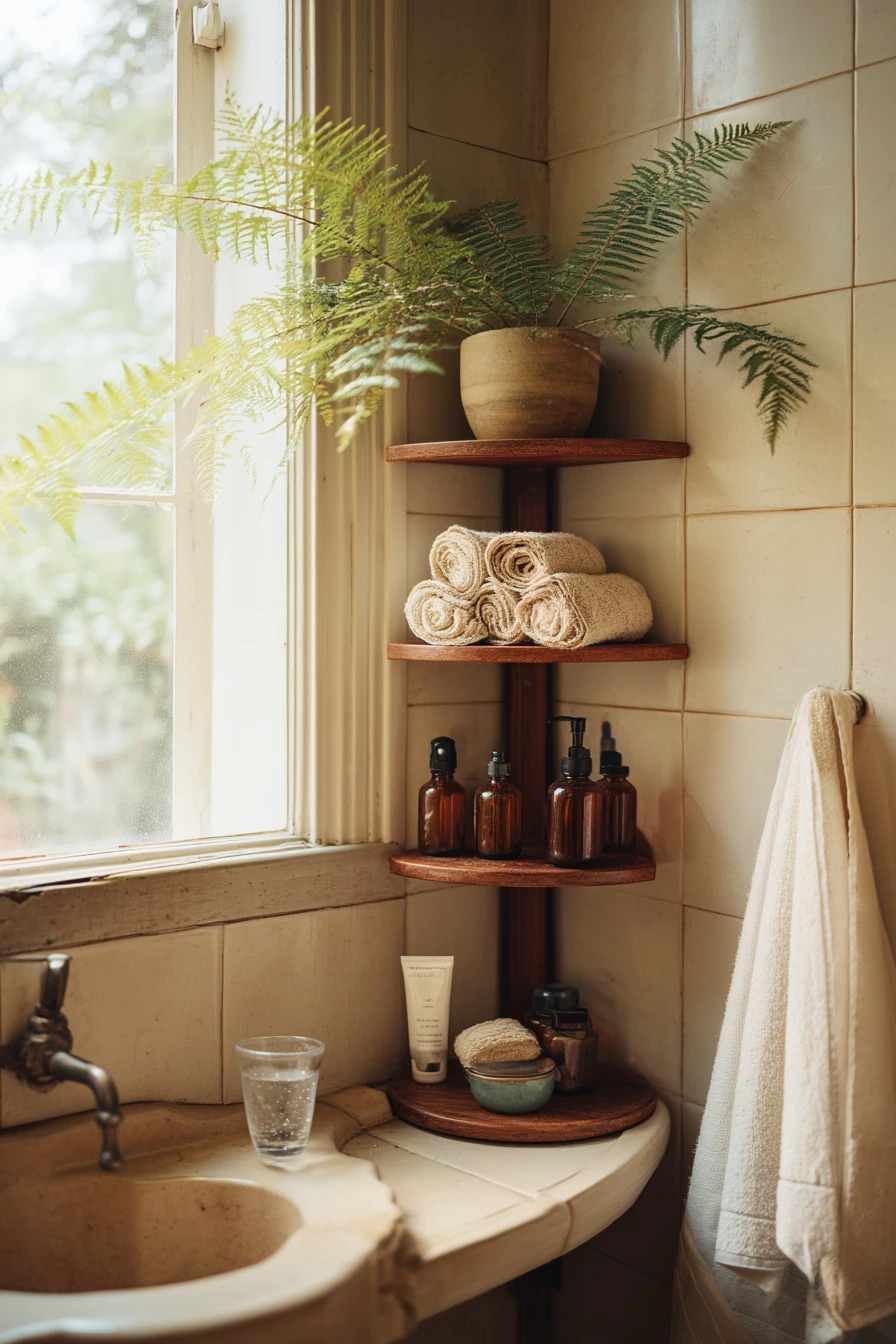 small bathroom wall storage ideas 19