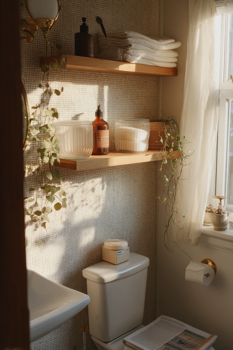 small bathroom wall storage ideas 2