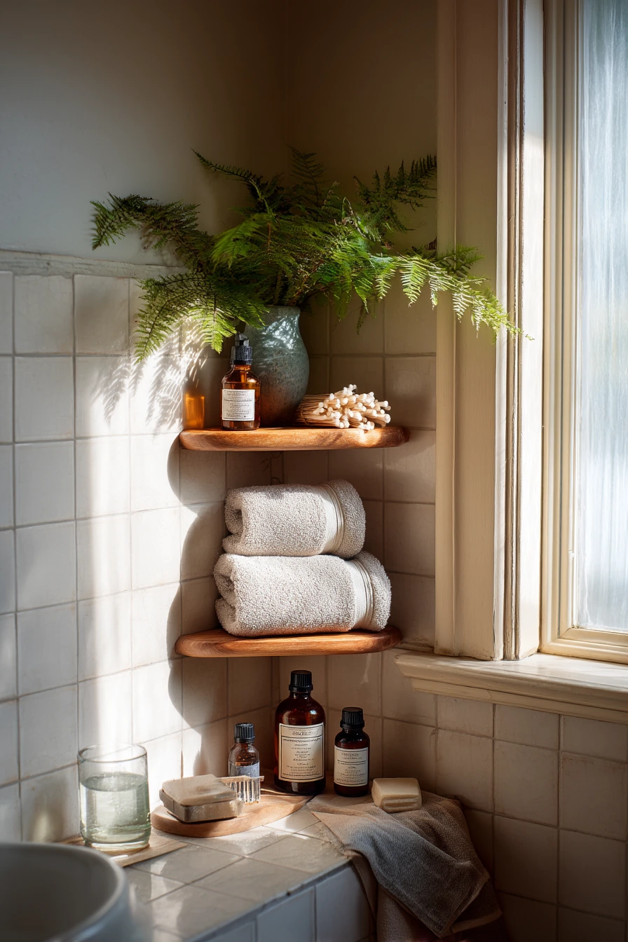 small bathroom wall storage ideas 20