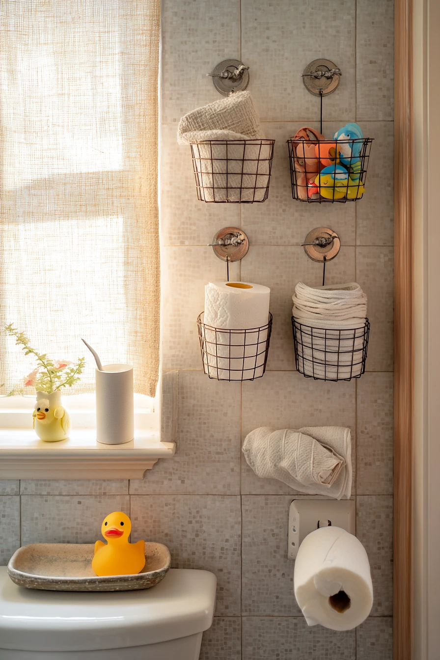 small bathroom wall storage ideas 9