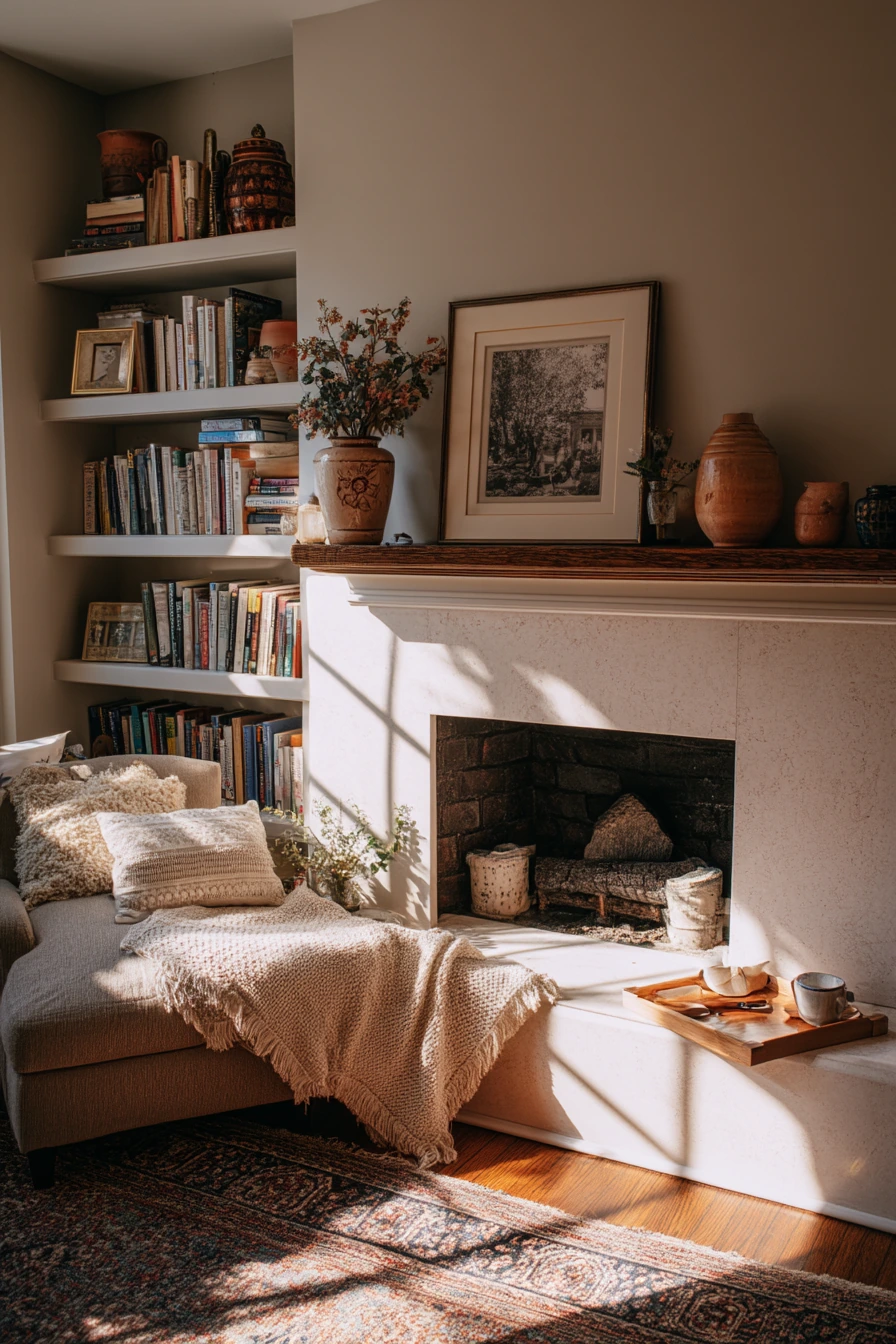 small fireplace ideas 22
