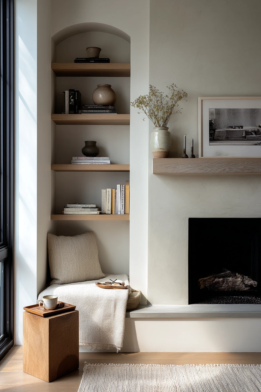 small fireplace ideas 23