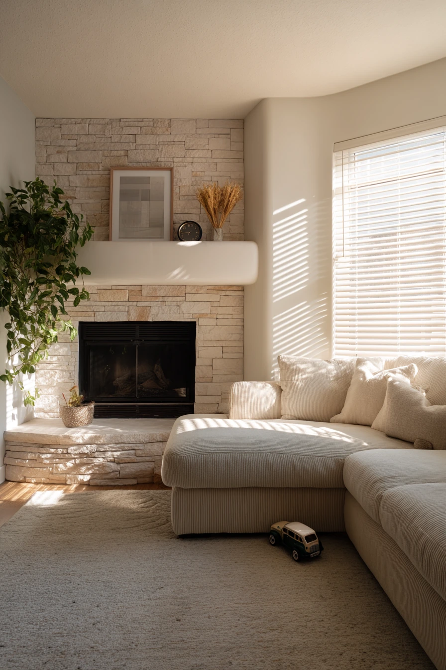 small fireplace ideas 35