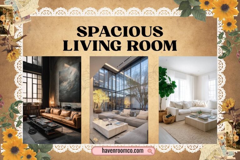spacious living room