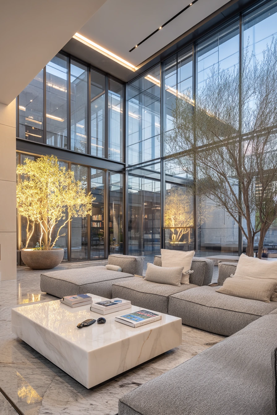 spacious living room 21