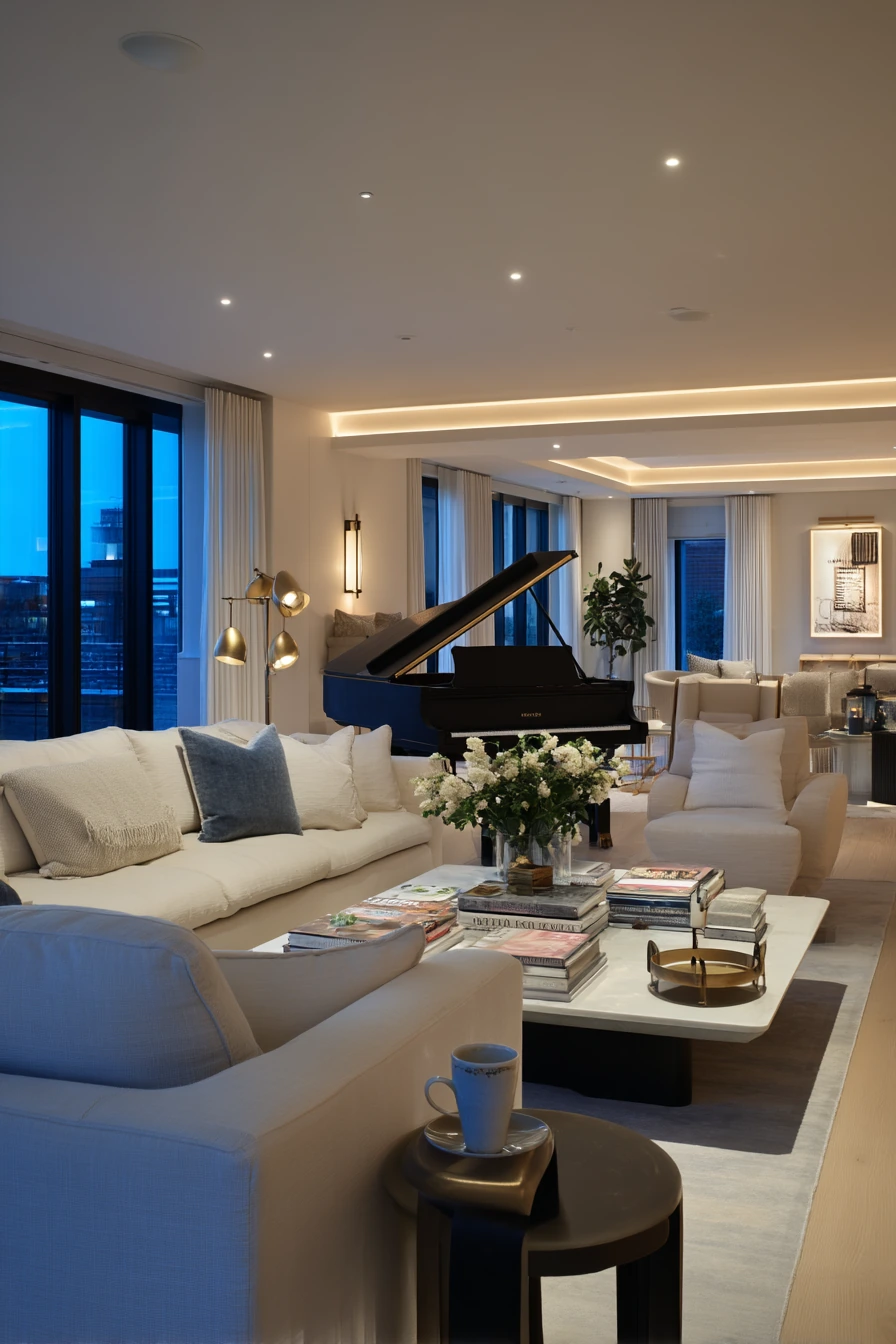 spacious living room 32