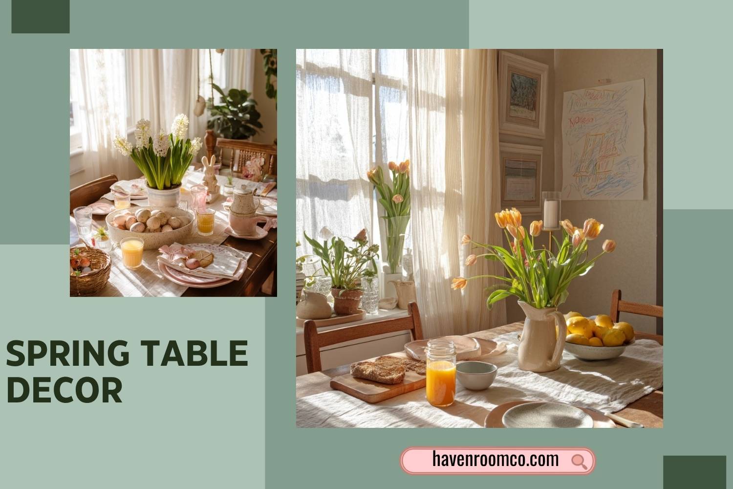 spring table decor