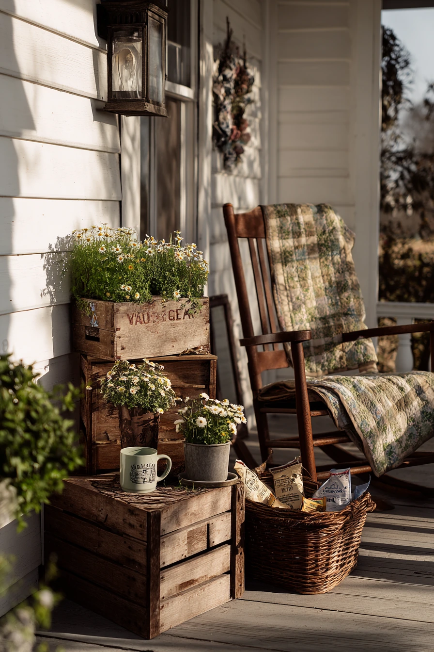 spring front porch decor ideas 10
