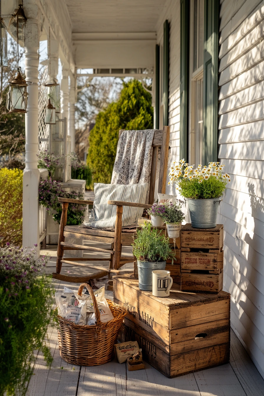 spring front porch decor ideas 12