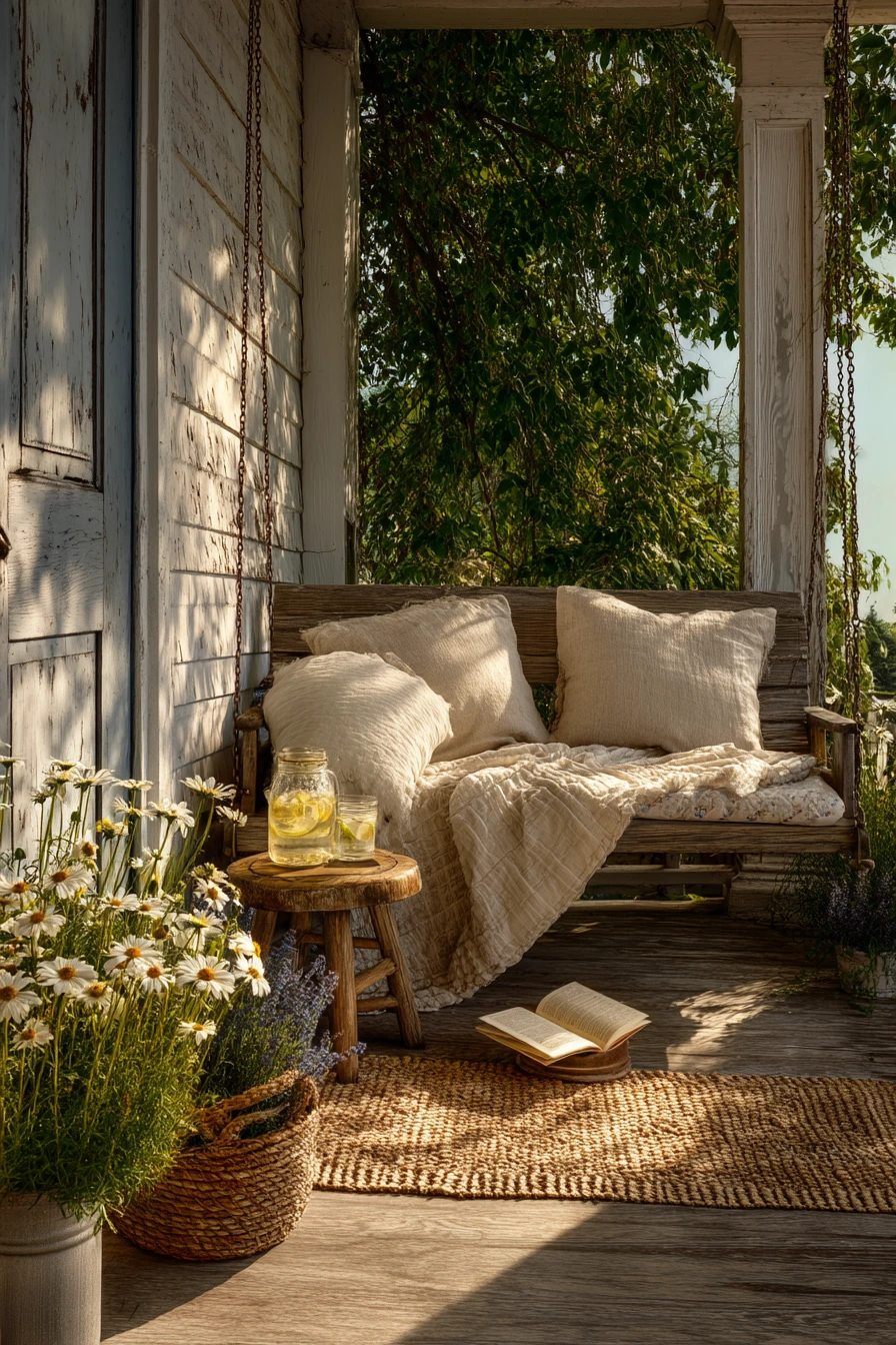 spring front porch decor ideas 19