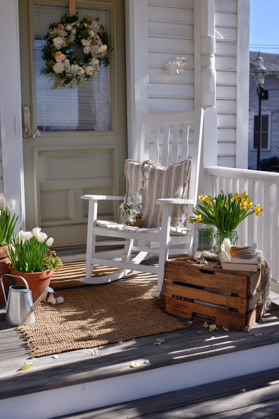 spring front porch decor ideas 2