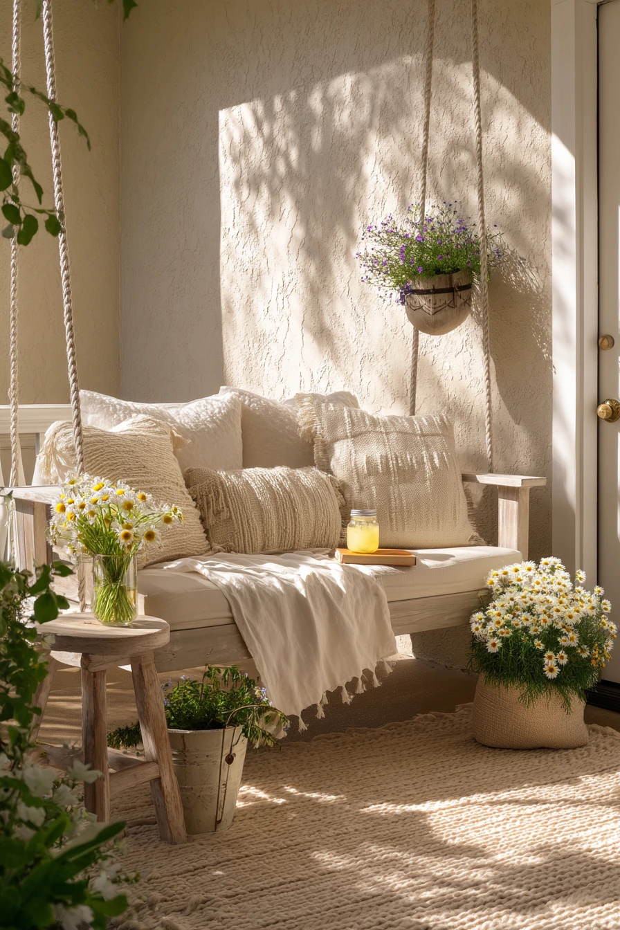 spring front porch decor ideas 20