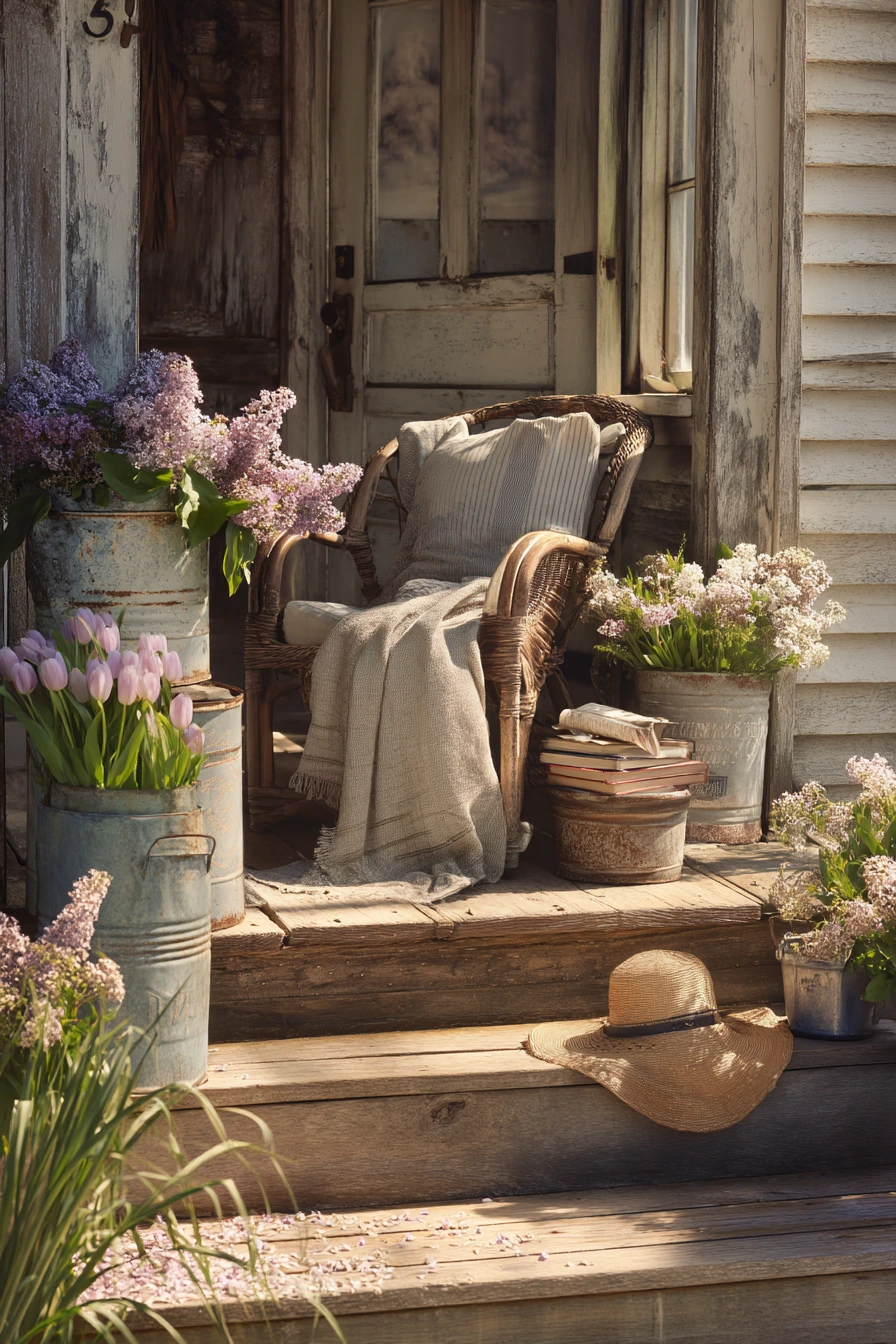 spring front porch decor ideas 40