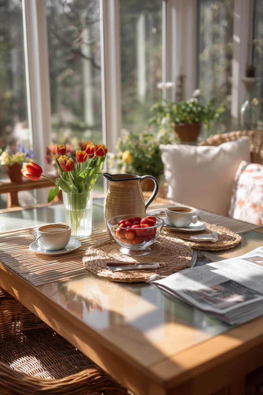 spring table decor 37