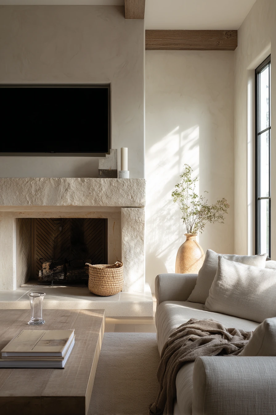 tv above fireplace layout ideas 1