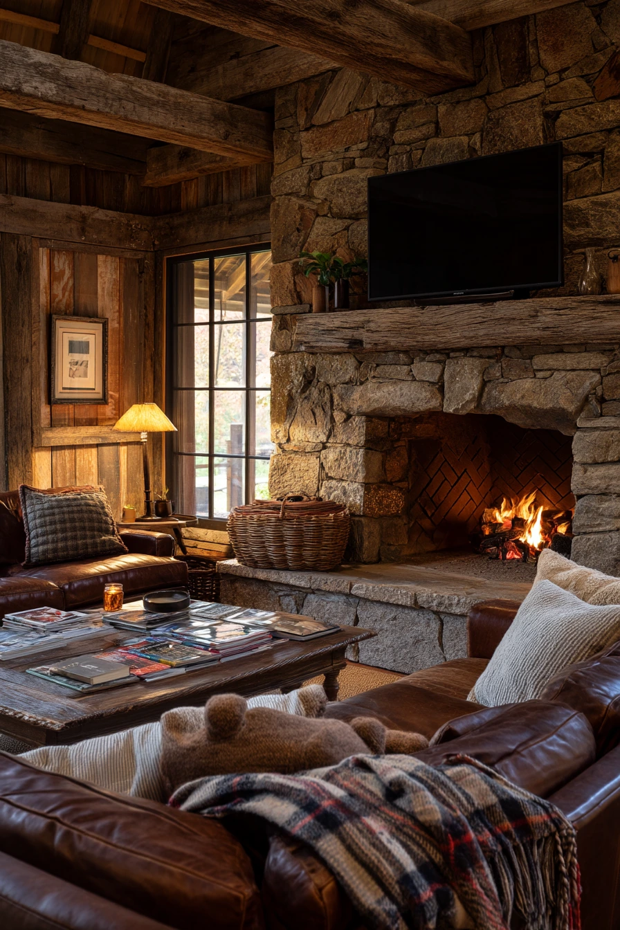 tv above fireplace layout ideas 18