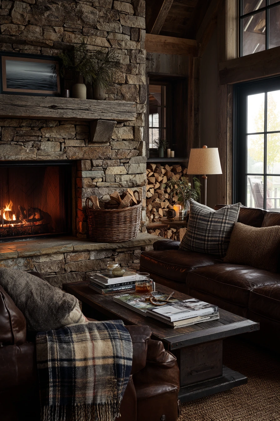 tv above fireplace layout ideas 19