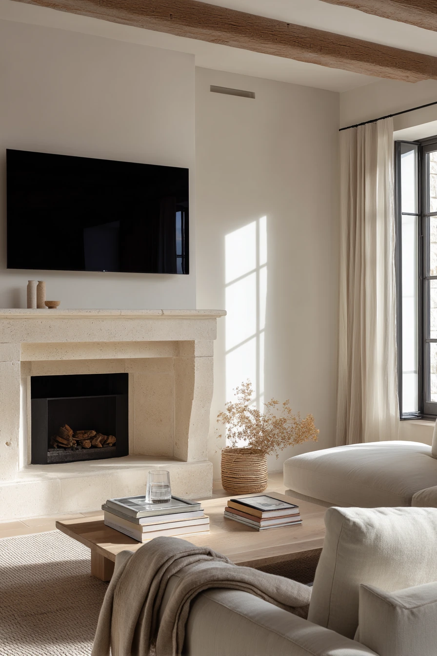 tv above fireplace layout ideas 2