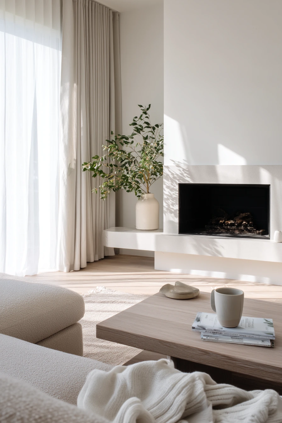 tv above fireplace layout ideas 22