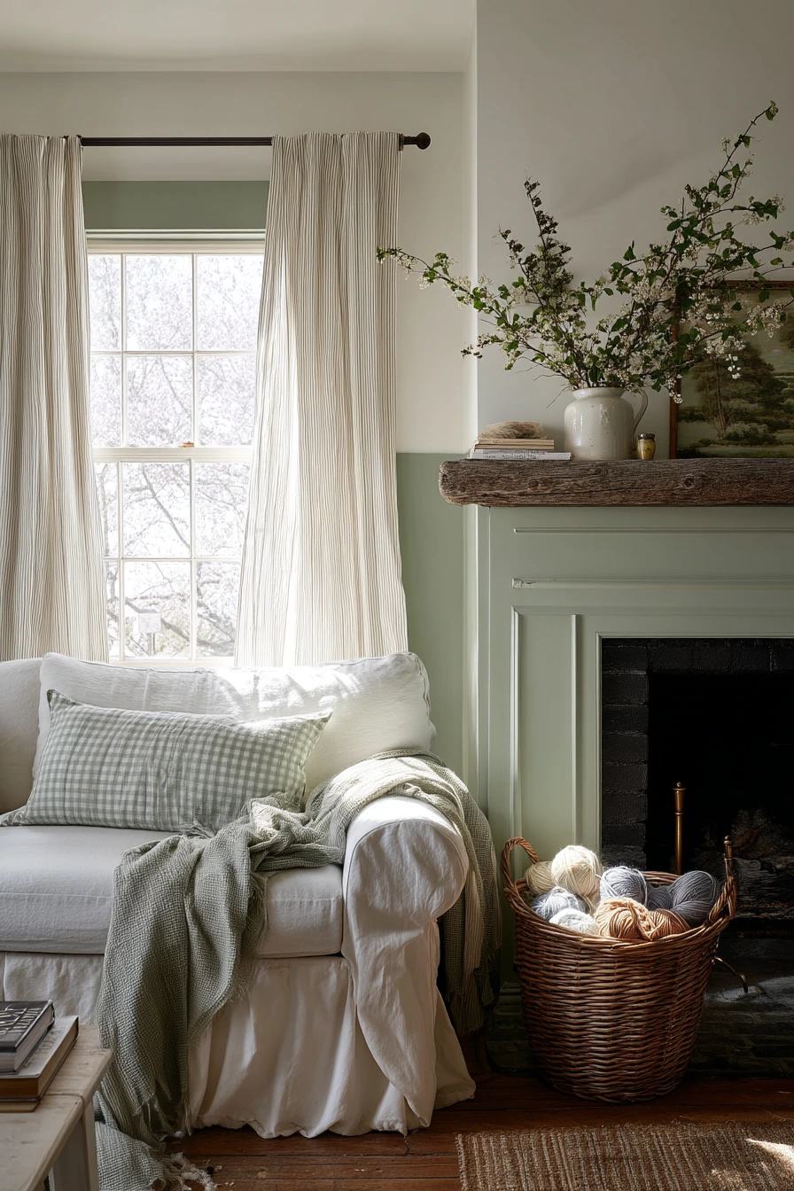 two tone fireplace ideas 11