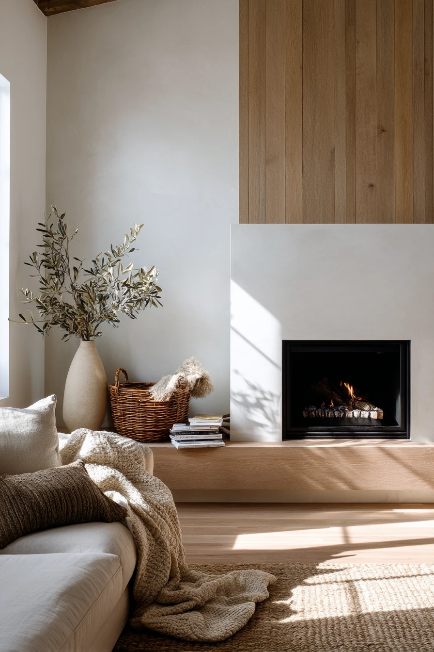 two tone fireplace ideas 2