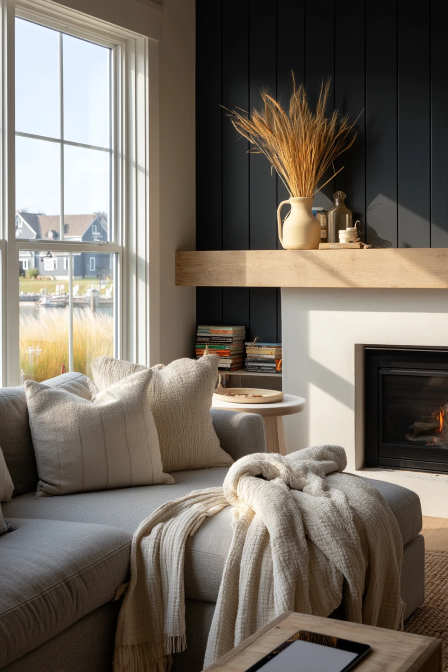 two tone fireplace ideas 24