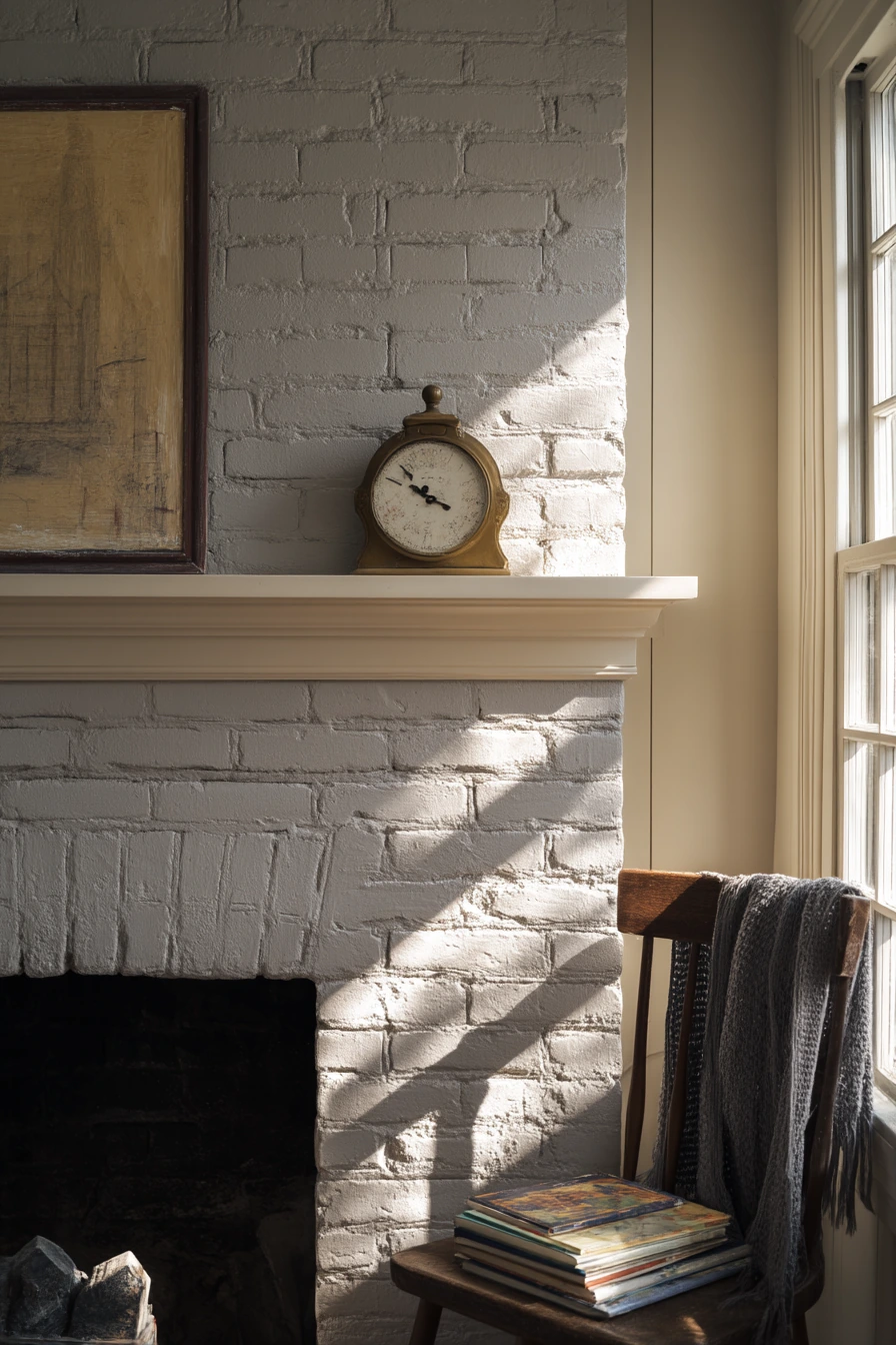 two tone fireplace ideas 40