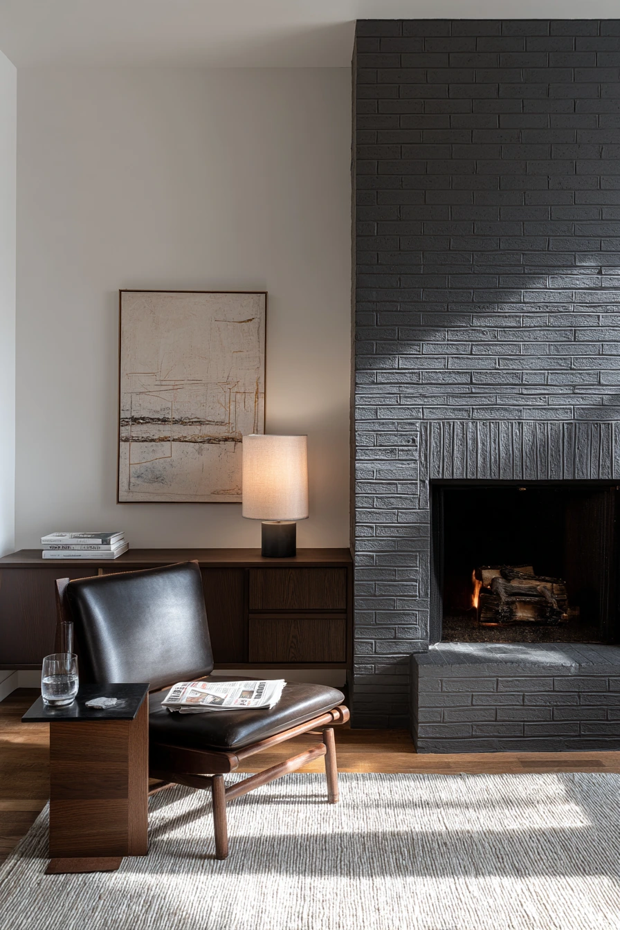 two tone fireplace ideas 6