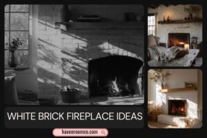 white brick fireplace ideas